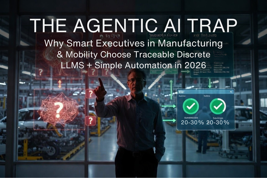 The Agentic AI Trap: Why Smart Executives in Manufacturing and Mobility Are Sticking to Discrete LLMs + Simple Automation in 2026