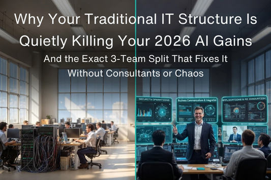 Why Your Traditional IT Team Is Quietly Killing Your 2026 AI Gains And the Exact 3-Team Split That Fixes It Without Consultants or Chaos