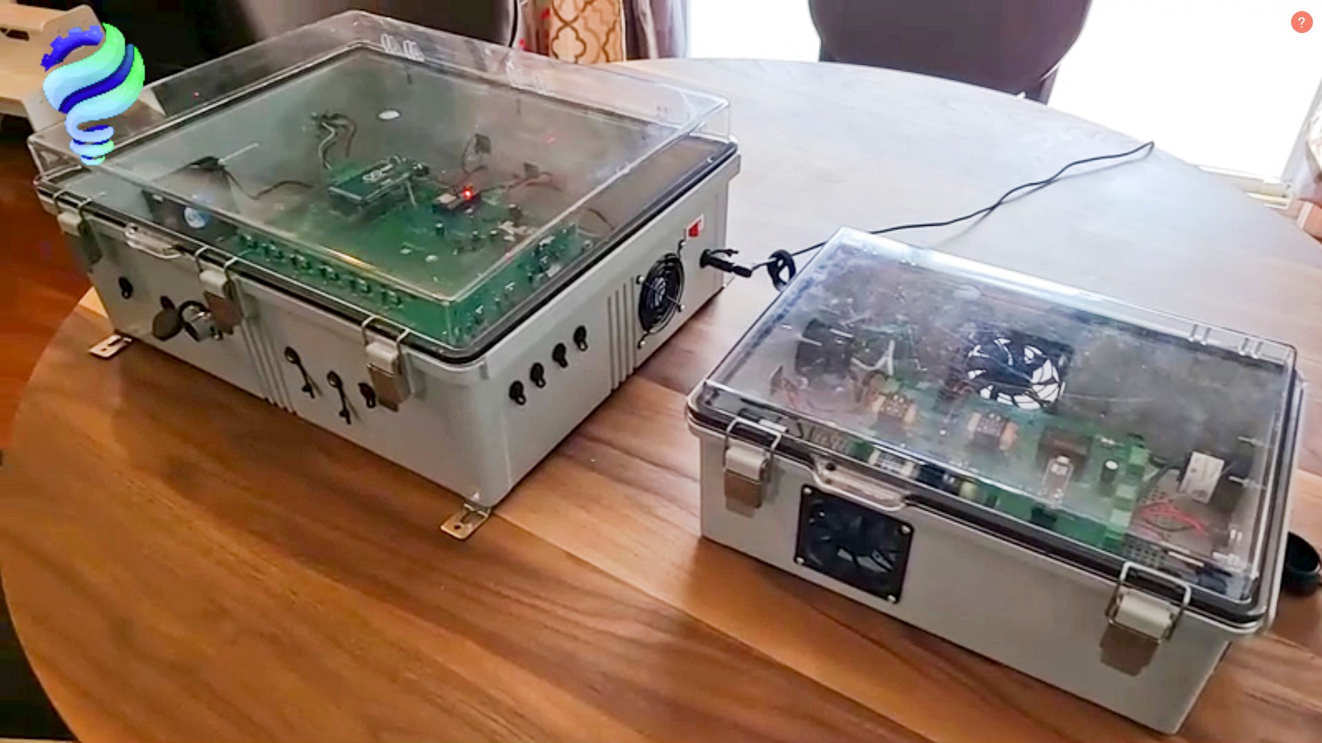 Load video: Bulkhead connectors, fans, WiFi antennas... All critical things to include on the enclosure box. See how I did it here.